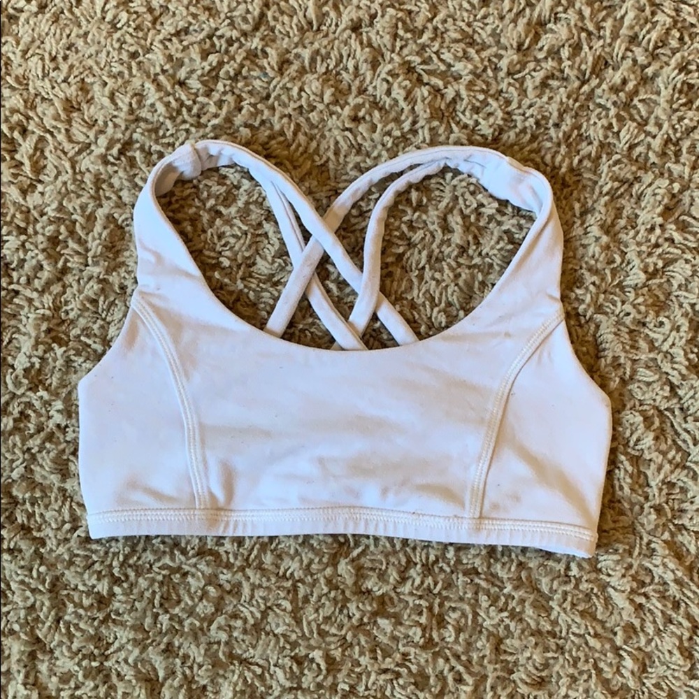 white ivivva sports bra